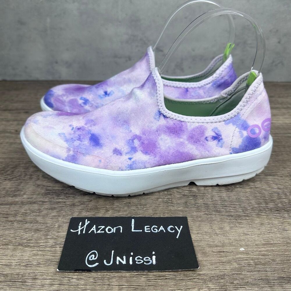 OOFOS~Women's~OOmg Low Eevee Purple Slip On Recovery Shoes Size 6US/EU 37‎